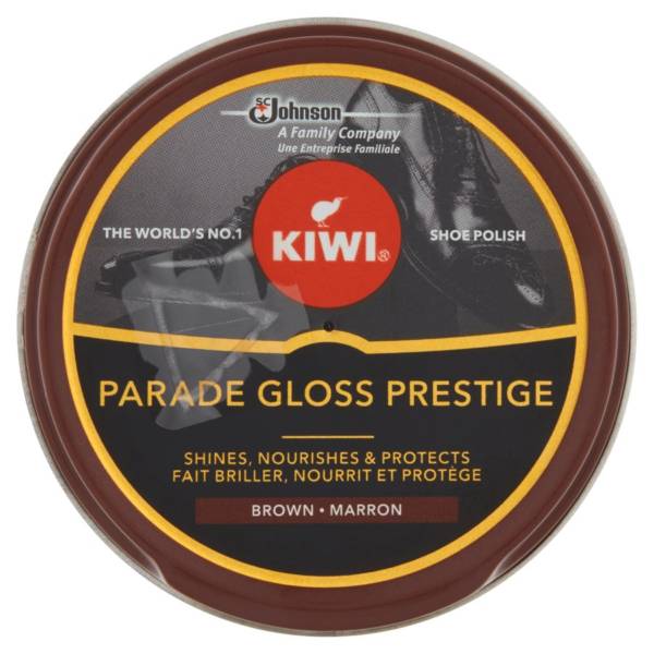 kiwi parade gloss prestige shoe cream brown 50 ml