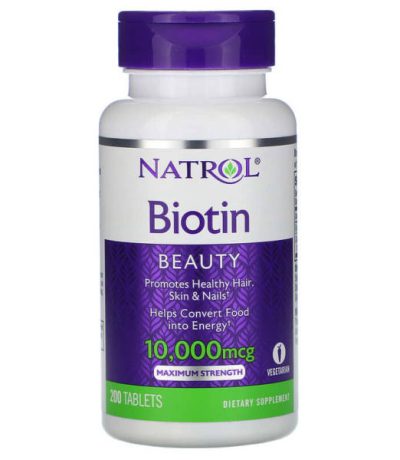 natrol biotin beauty 10.000 mcg