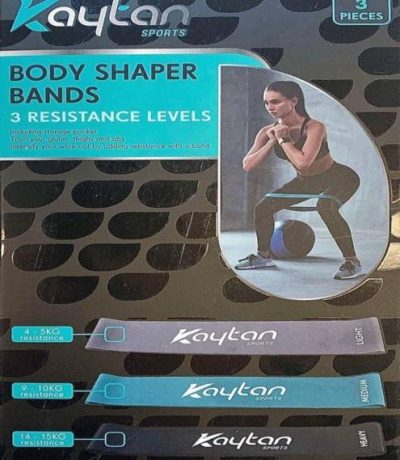 kaytan bandes de resistance caoutchouc, lot de 3 pieces
