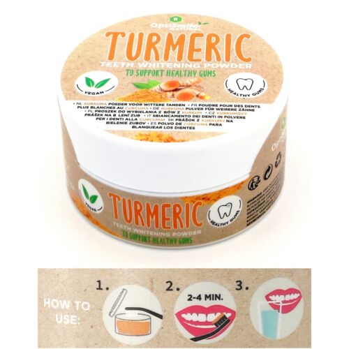 optismile naural poudre au curcuma 30g