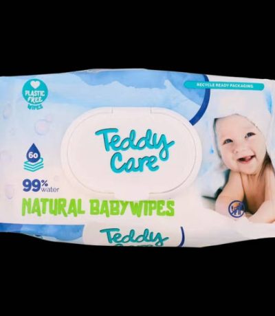 teddy care lingettes bebe naturelles - 99% eau / 60u