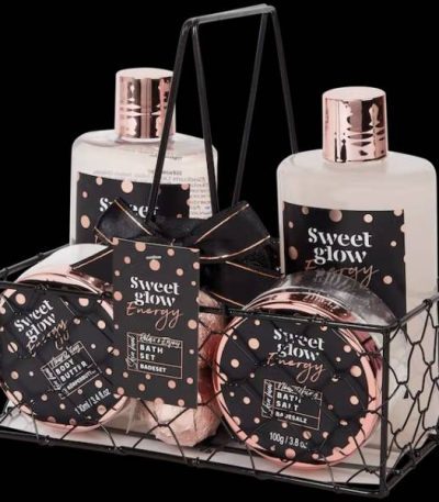 sweet glow set de bain pack cadeau 7 pcs