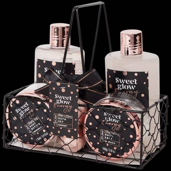 sweet glow set de bain pack cadeau 7 pcs