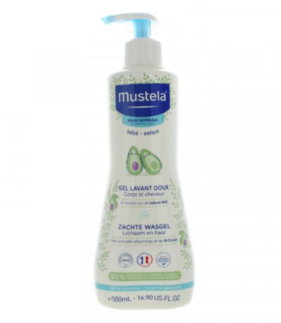 mustela gel lavant 500 ml 2 en 1