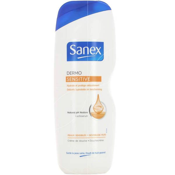 sanex dermo sensitive shower cream 600ml