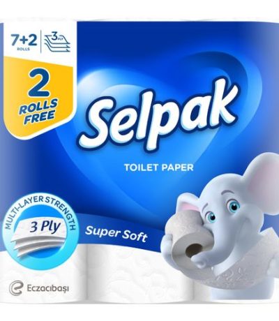 selpak papier toilette selpak 3 plis x 7+2