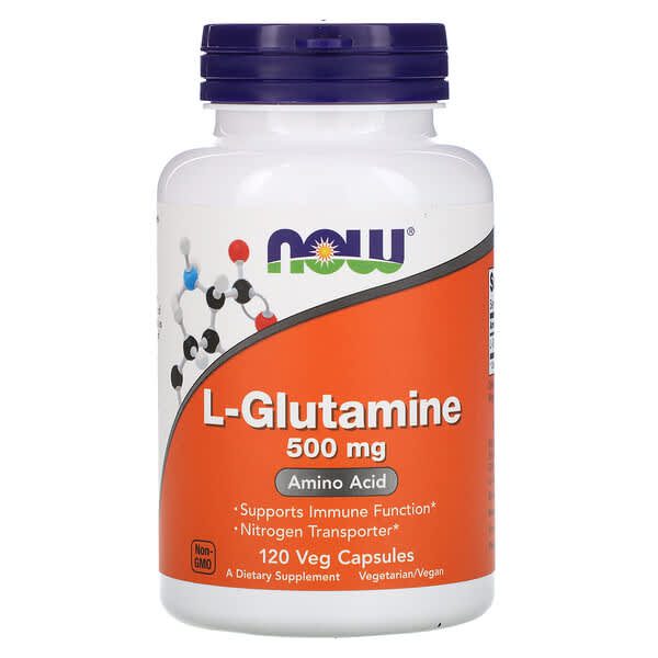 now foods, l-glutamine, 500 mg, 120 capsules vegetariennes NOW FOODS – L-GLUTAMINE – 500 MG – 120 CAPSULES VÉGÉTARIENNES