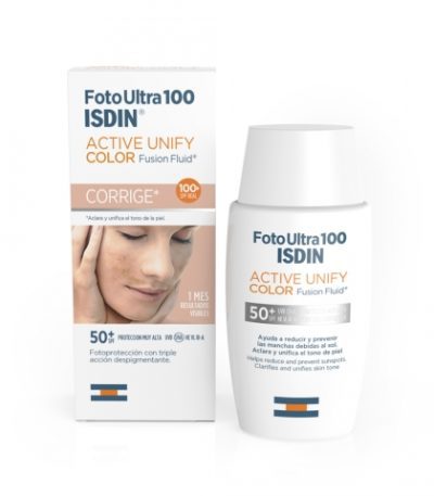 isdin fotoultra 100 active unify color antitaches 50ml