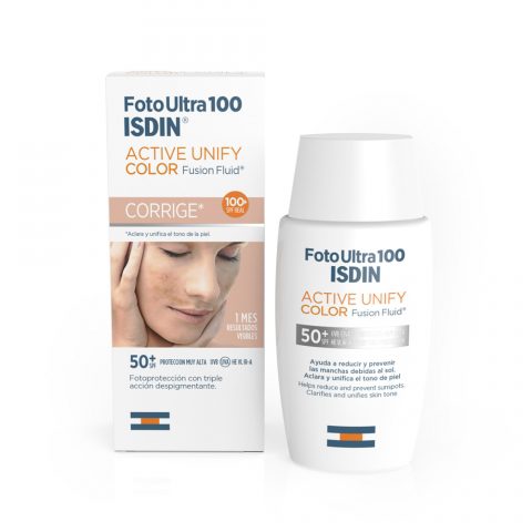 isdin fotoultra 100 active unify color antitaches 50ml