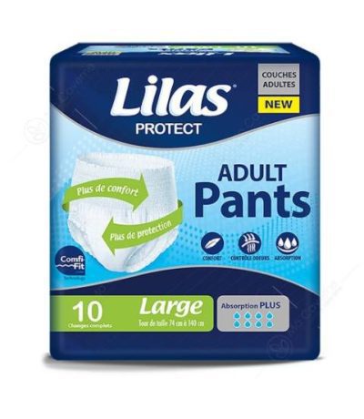 lilas adulte pants large 10 culottes