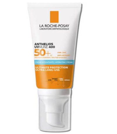 la roche-posay anthelios uvmune 400 creme hydratante spf50+ sans parfum 50 ml