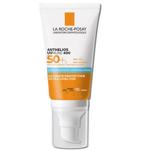 la roche-posay anthelios uvmune 400 creme hydratante spf50+ sans parfum 50 ml