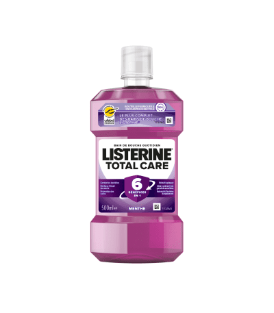 listerine bain de bouche 6en1 a la menthe 500ml