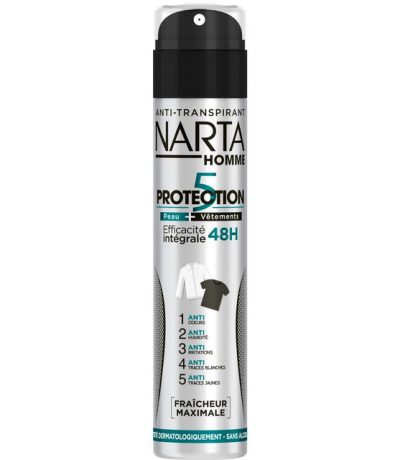 narta deodorant spray 48h homme fraicheur maximale 250ml