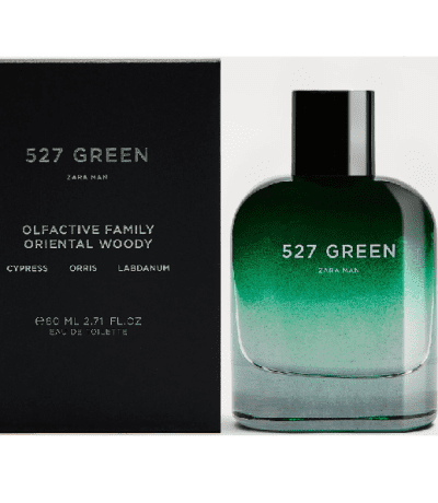 zara man parfum homme 527 green 80 ml