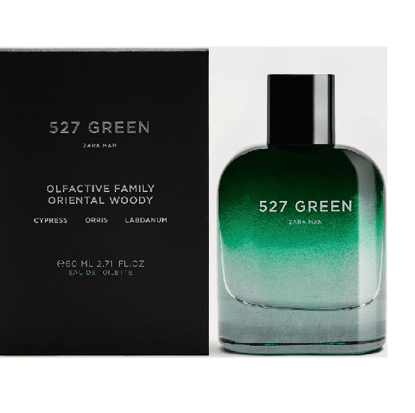 zara man parfum homme 527 green 80 ml