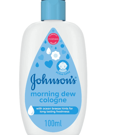 johnson's baby cologne, morning dew, 100ml