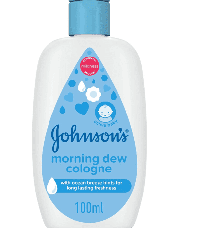 johnson's baby cologne, morning dew, 100ml