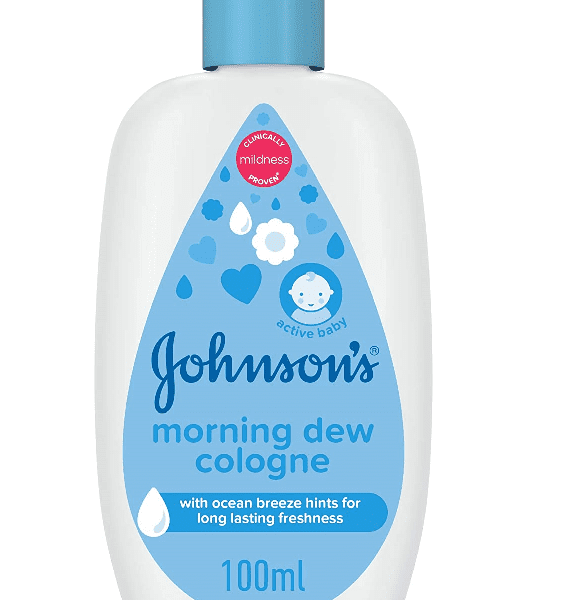 johnson's baby cologne, morning dew, 100ml