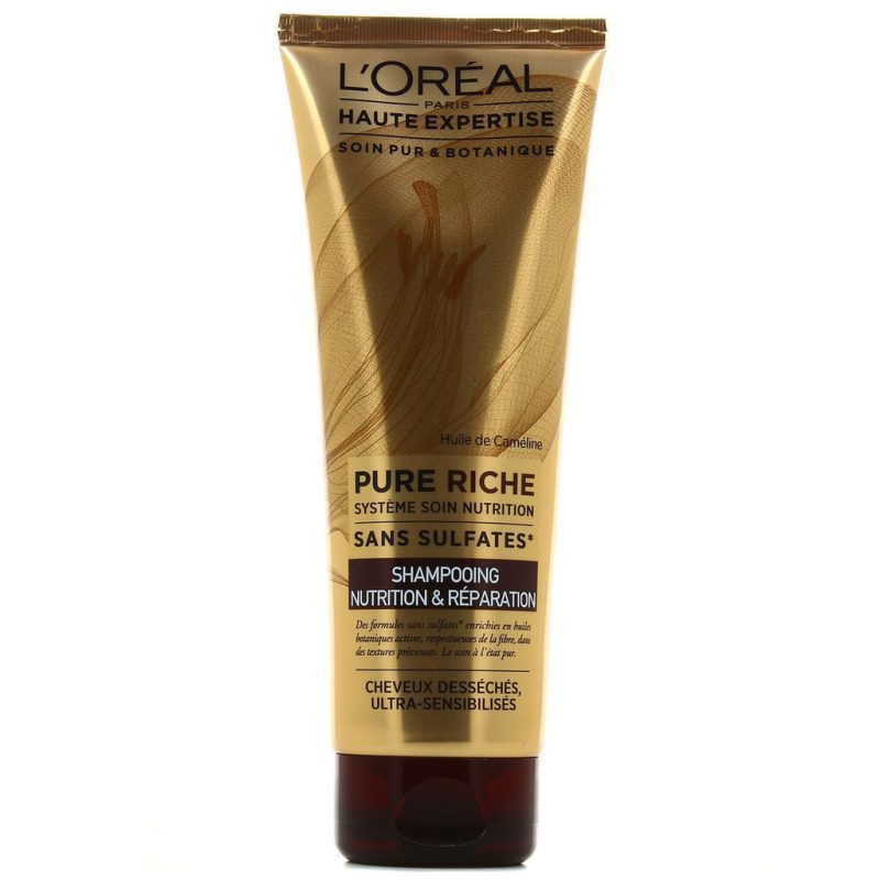 l'oreal shampooing pure riche sans sulfates 250ml