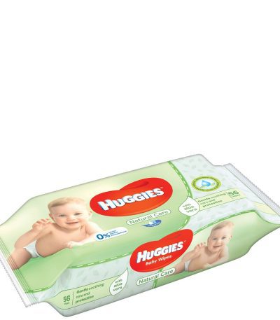 lingette huggies natural care 56 wipes