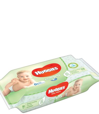 lingette huggies natural care 56 wipes