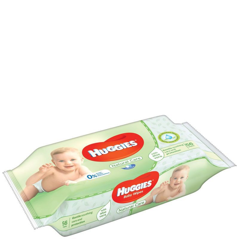 lingette huggies natural care 56 wipes