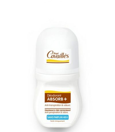 roge cavailles deo absorb plus soin regulateur sans parfum roll on 50ml