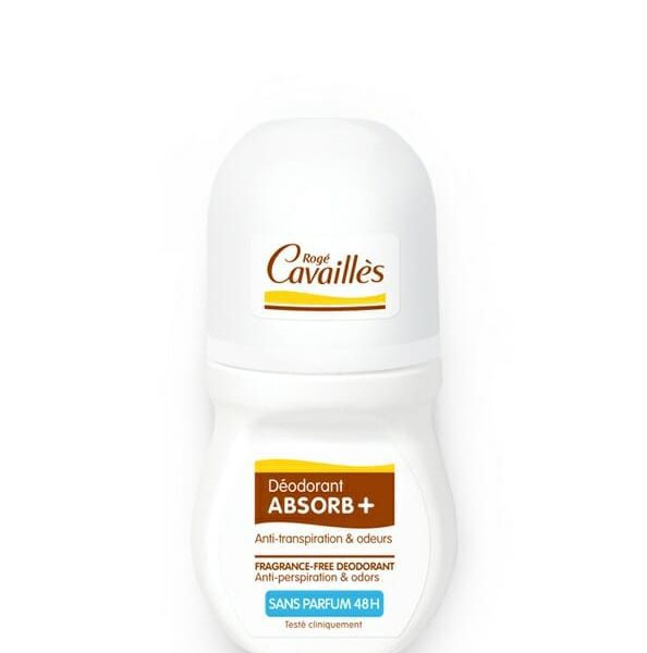 roge cavailles deo absorb plus soin regulateur sans parfum roll on 50ml