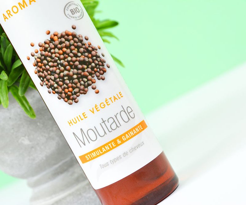 aroma zone huile vegetale moutarde bio - 100 ml