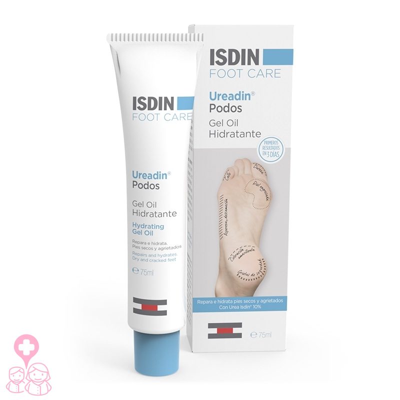 isdin foot care ureadin podos gel huile hydratant 75ml