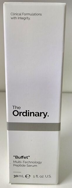 the ordinary "buffet" + copper peptides 1% - 30ml