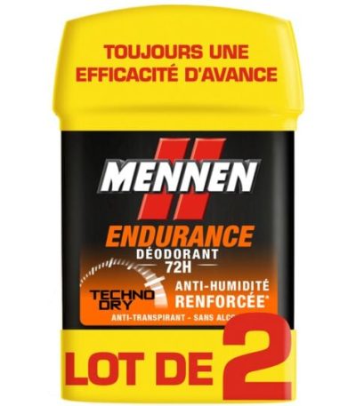 mennen deodorant endurance 72h stick large - pack - 50 ml x 2