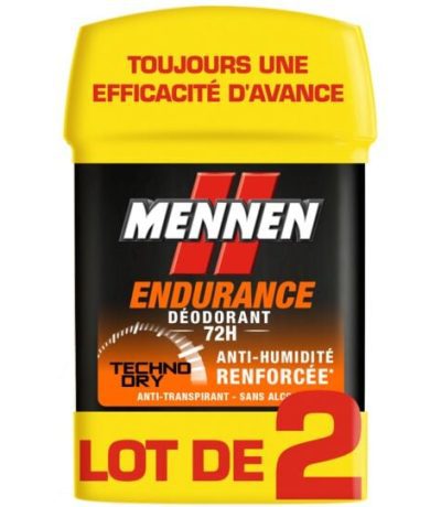 mennen deodorant endurance 72h stick large - pack - 50 ml x 2