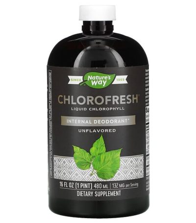 nature's way chlorofresh liquide chlorophylle sans arome 480ml