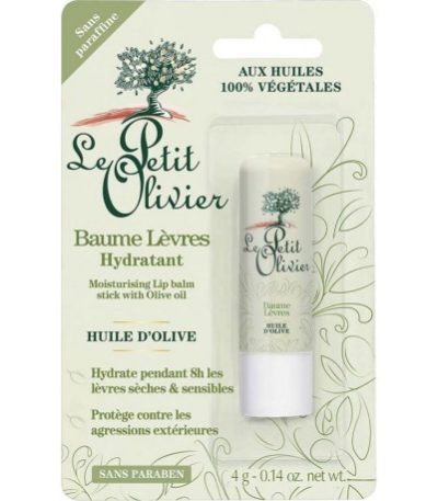 le petit olivier baume levres hydratant huile d'olive 4g