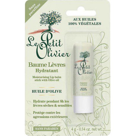 le petit olivier baume levres hydratant huile d'olive 4g