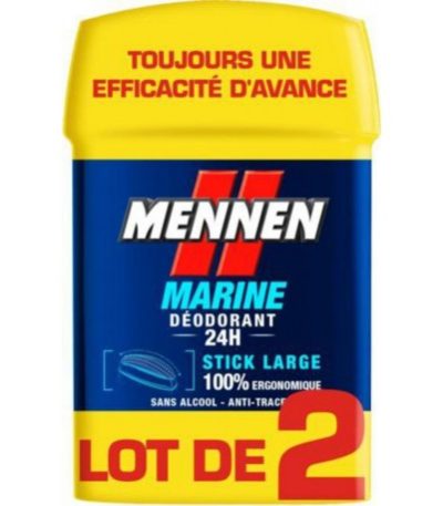 mennen deodorant stick large marine x2 50ml