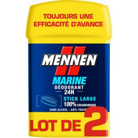 mennen deodorant stick large marine x2 50ml