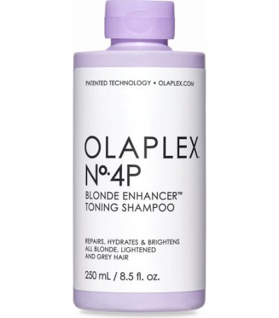 olaplex n°4p shampooing tonifiant repare hydrates et eclaircit pour tous les cheveux blonds decolores 250ml