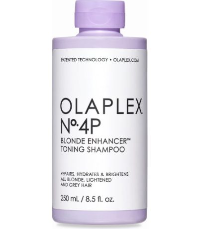 olaplex n°4p shampooing tonifiant repare hydrates et eclaircit pour tous les cheveux blonds decolores 250ml