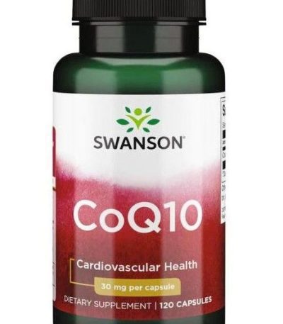 swanson, coq10, 30 mg, 120 gelules 