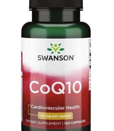 swanson, coq10, 30 mg, 120 gelules 