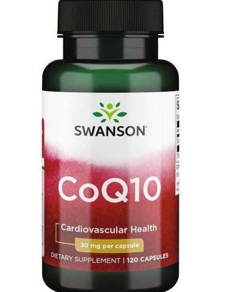 swanson, coq10, 30 mg, 120 gelules 