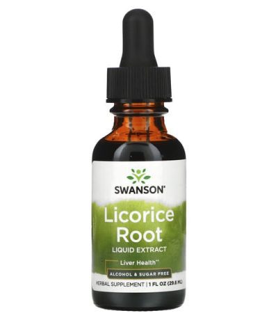 swanson, extrait liquide de racine de reglisse, 29,6 ml 