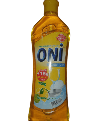 oni degraissant vaissele liquide citron 750g