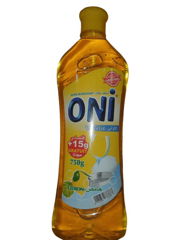 oni degraissant vaissele liquide citron 750g