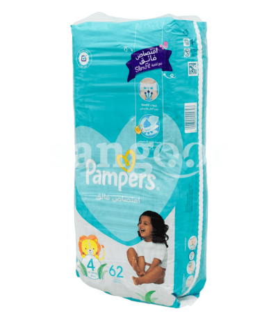 pampers couche bebe t4 (9-18)kg 62pieces