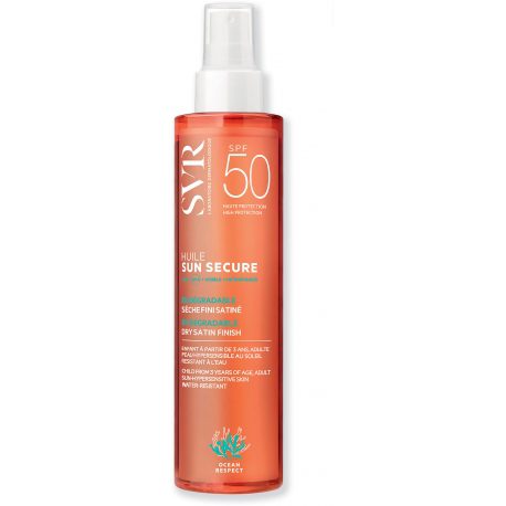 svr sun secure huile seche spf50+