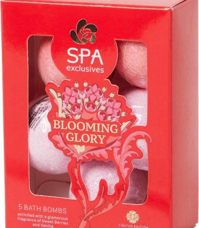 spa bombes de bain blooming glory 5 pcs